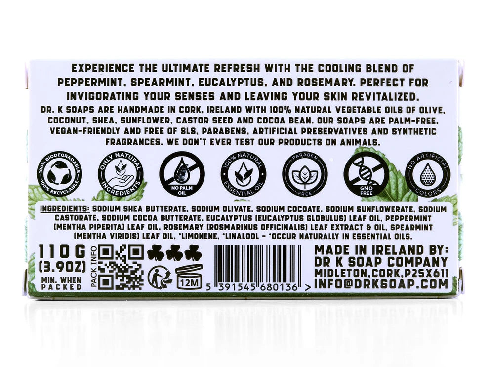 Dr K Soap  cool mint Natural Soap