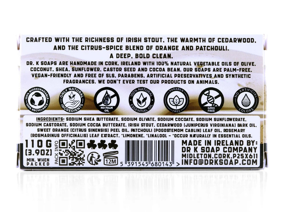Dr K's Body Soap Irish Stout